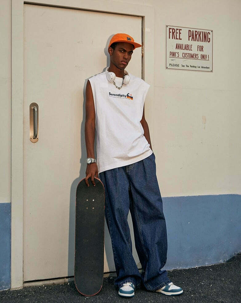 Vintage Pleat Front Wide Leg Jeans - Y2K Fashion Aesthetic for Women - Coquette Style Grunge Outfits