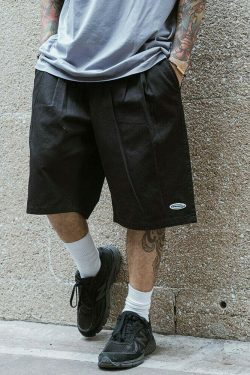 Vintage Pleated Skater Shorts: Y2K Fashion with Coquette Aesthetic & Grunge Vibes