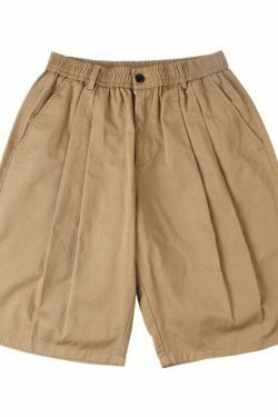 Vintage Pleated Skater Shorts: Y2K Fashion with Coquette Aesthetic & Grunge Vibes