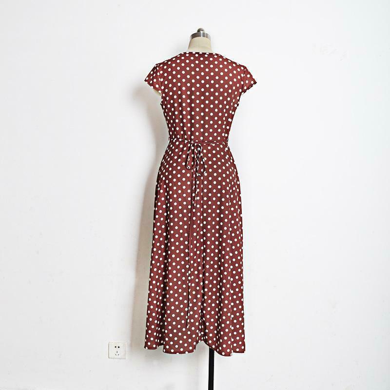 Vintage Polka Dot Dress - Y2K Fashion with Coquette Aesthetic and Grunge Style Vintage Polka Dot Dress - Y2K Fashion with Coquette Aesthetic and Grunge Style