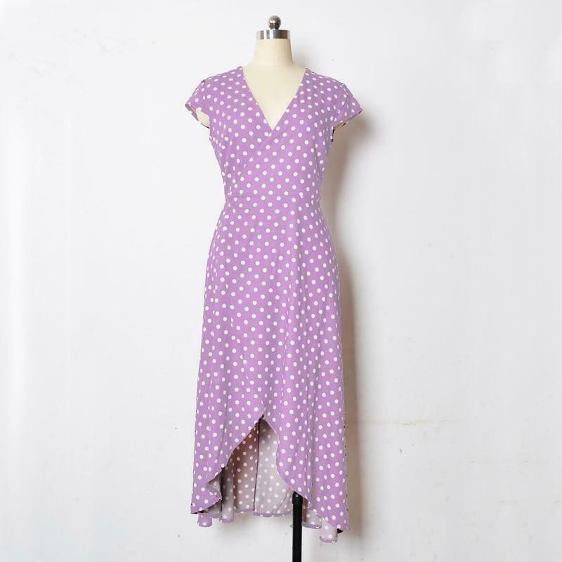 Vintage Polka Dot Dress - Y2K Fashion with Coquette Aesthetic and Grunge Style Vintage Polka Dot Dress - Y2K Fashion with Coquette Aesthetic and Grunge Style