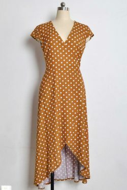 Vintage Polka Dot Dress - Y2K Fashion with Coquette Aesthetic and Grunge Style