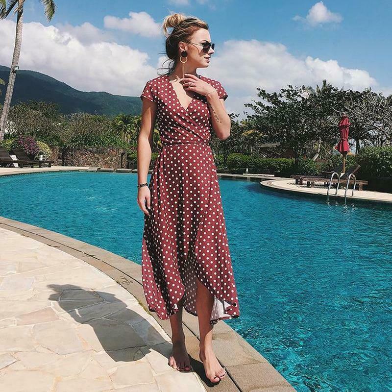 Vintage Polka Dot Dress - Y2K Fashion with Coquette Aesthetic and Grunge Style Vintage Polka Dot Dress - Y2K Fashion with Coquette Aesthetic and Grunge Style