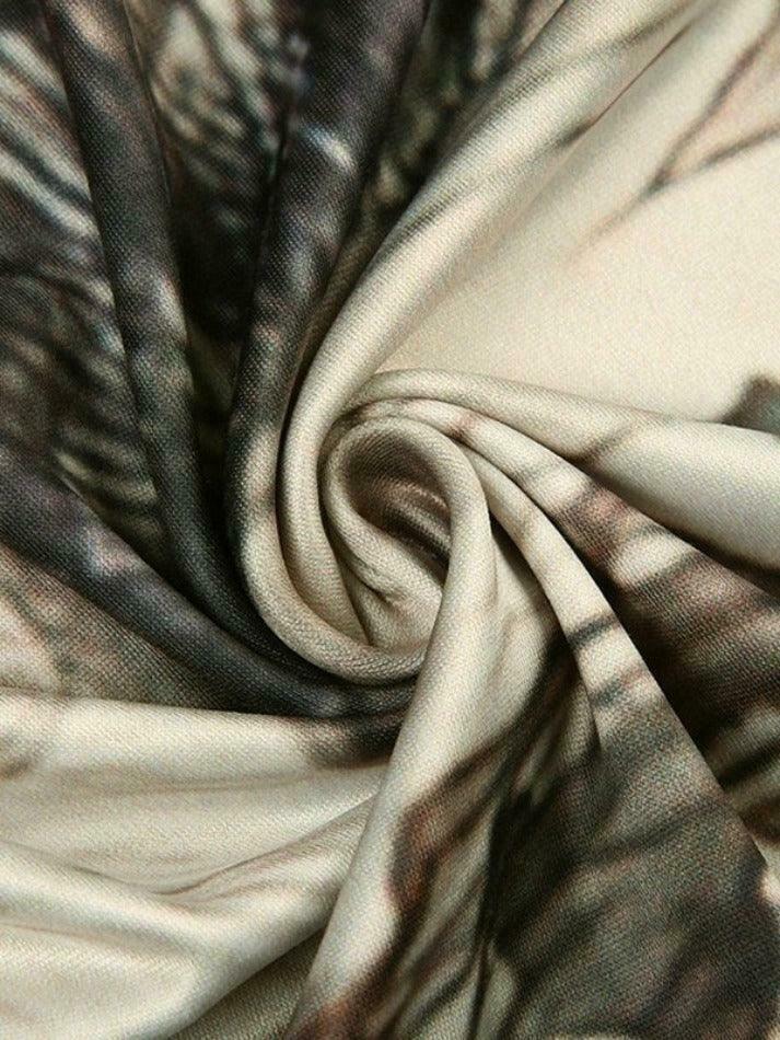 Vintage Print Low Rise Shift Midi Skirt - Y2K Fashion Coquette Aesthetic Vintage Print Low Rise Shift Midi Skirt - Y2K Fashion Coquette Aesthetic