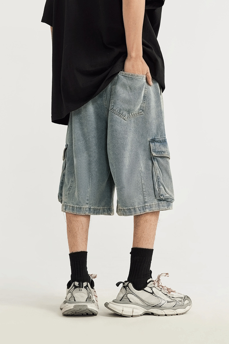 Vintage Skater Fit Cargo Jorts for Women - Y2K Aesthetic with Grunge Style, Coquette Fashion