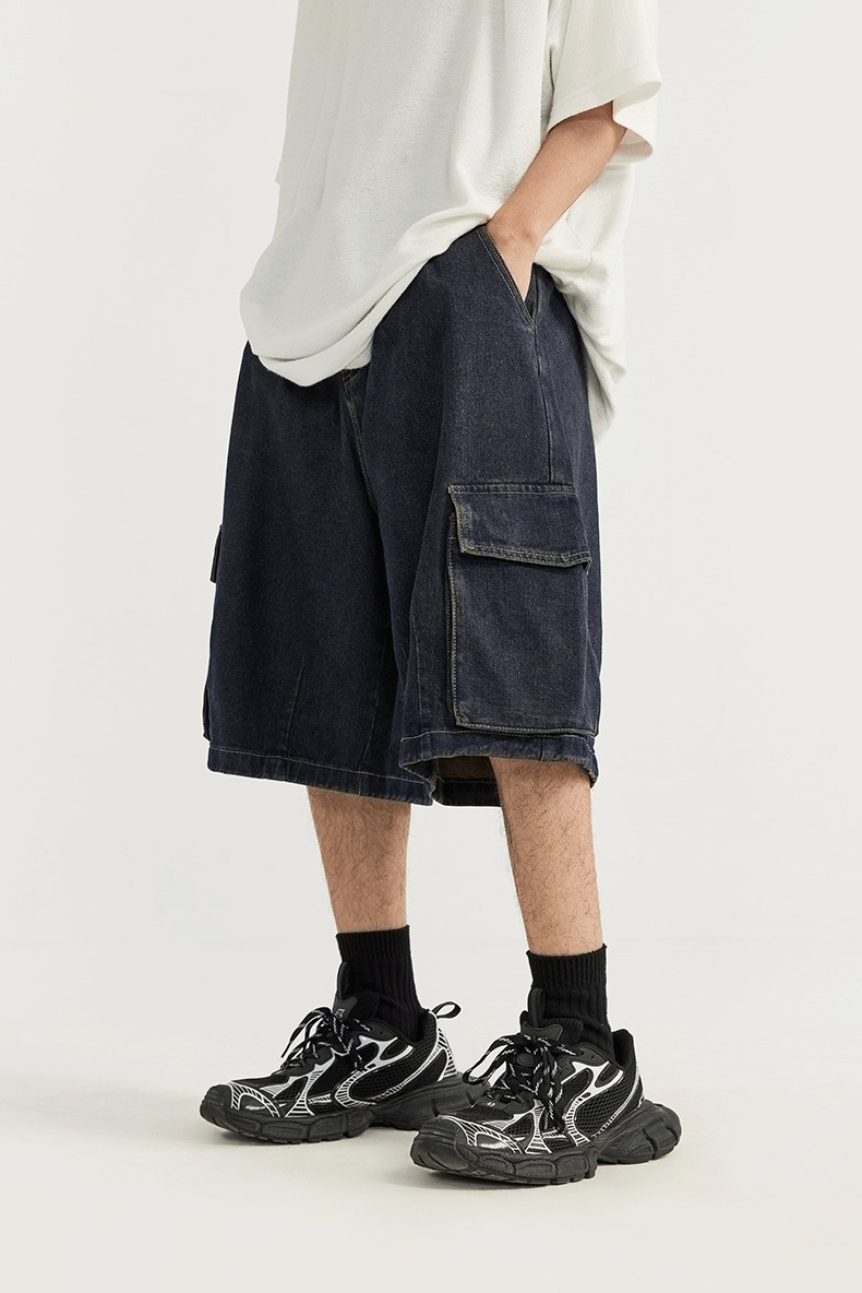 Vintage Skater Fit Cargo Jorts for Women - Y2K Aesthetic with Grunge Style, Coquette Fashion