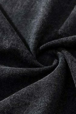 Vintage Skeleton Angel Acid Washed Tee - Y2K Fashion Grunge Aesthetic Coquette Style