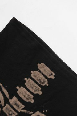 Vintage Skeleton Printed Crop Top - Y2K Fashion Aesthetic for Women - Coquette Style Grunge Outfit