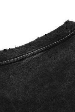 Vintage Street Racer Graphic Tee - Y2K Fashion Aesthetic Top for Women