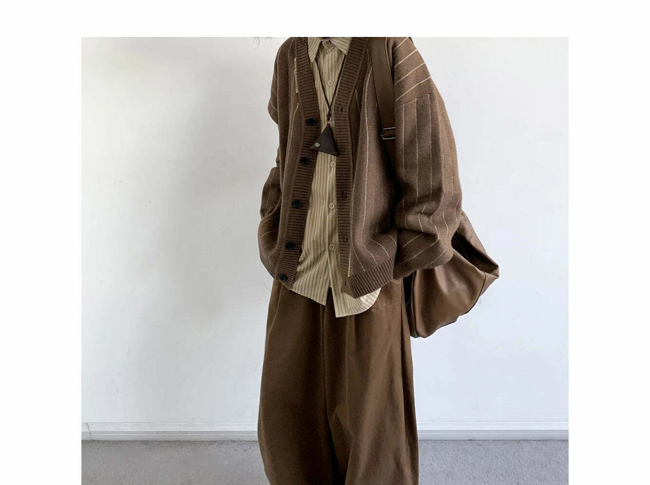 Vintage Striped Cardigan for Women - Y2K Fashion Aesthetic with Coquette and Grunge Vibes