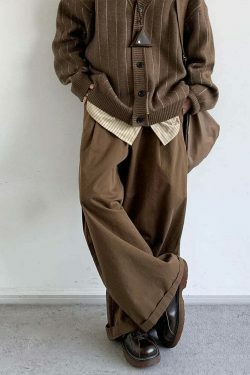 Vintage Striped Cardigan for Women - Y2K Fashion Aesthetic with Coquette and Grunge Vibes