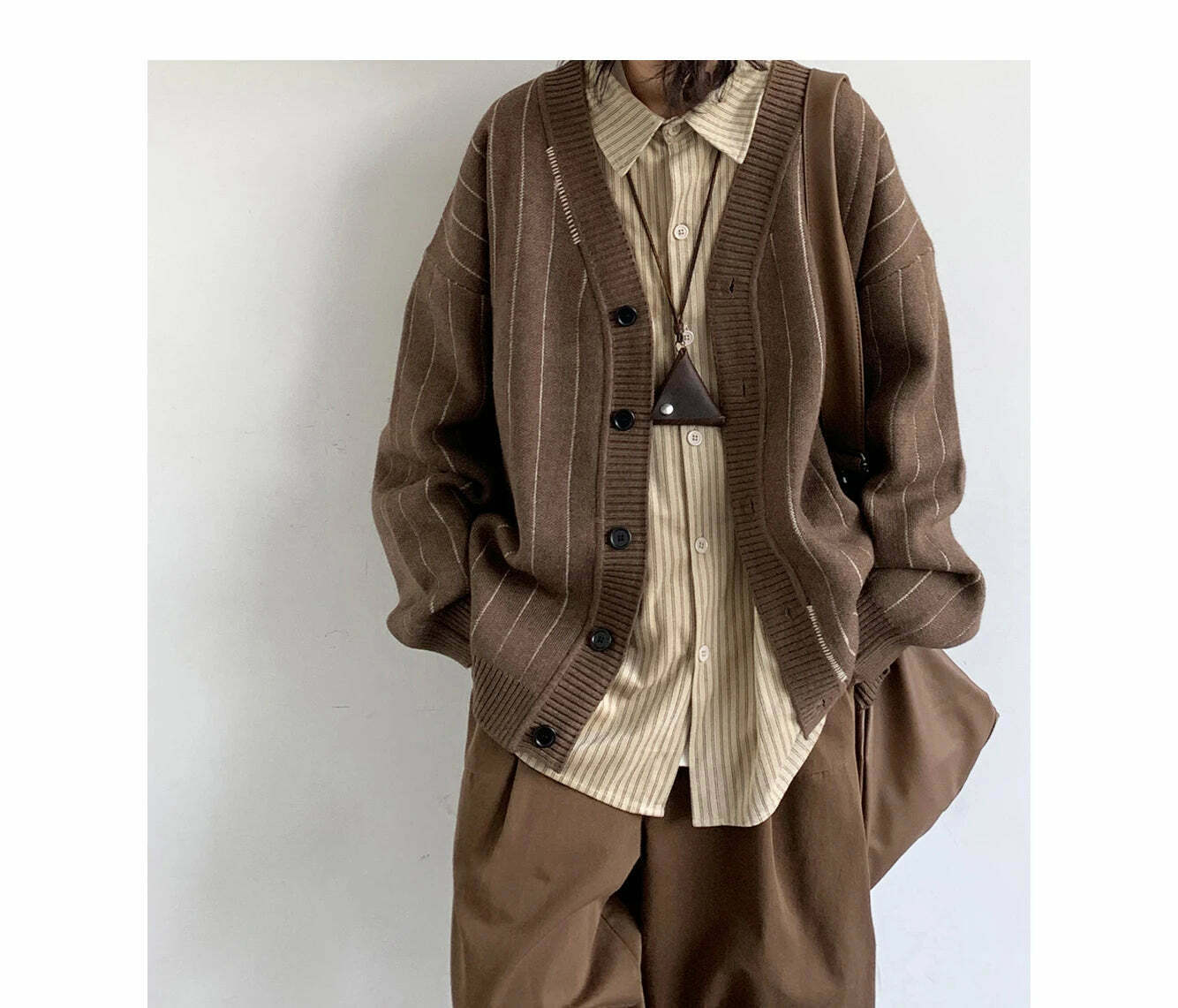 Vintage Striped Cardigan for Women - Y2K Fashion Aesthetic with Coquette and Grunge Vibes