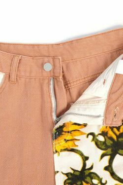 Vintage Sunflower High Waist Pants - Y2K Fashion Aesthetic Women's Clothing
