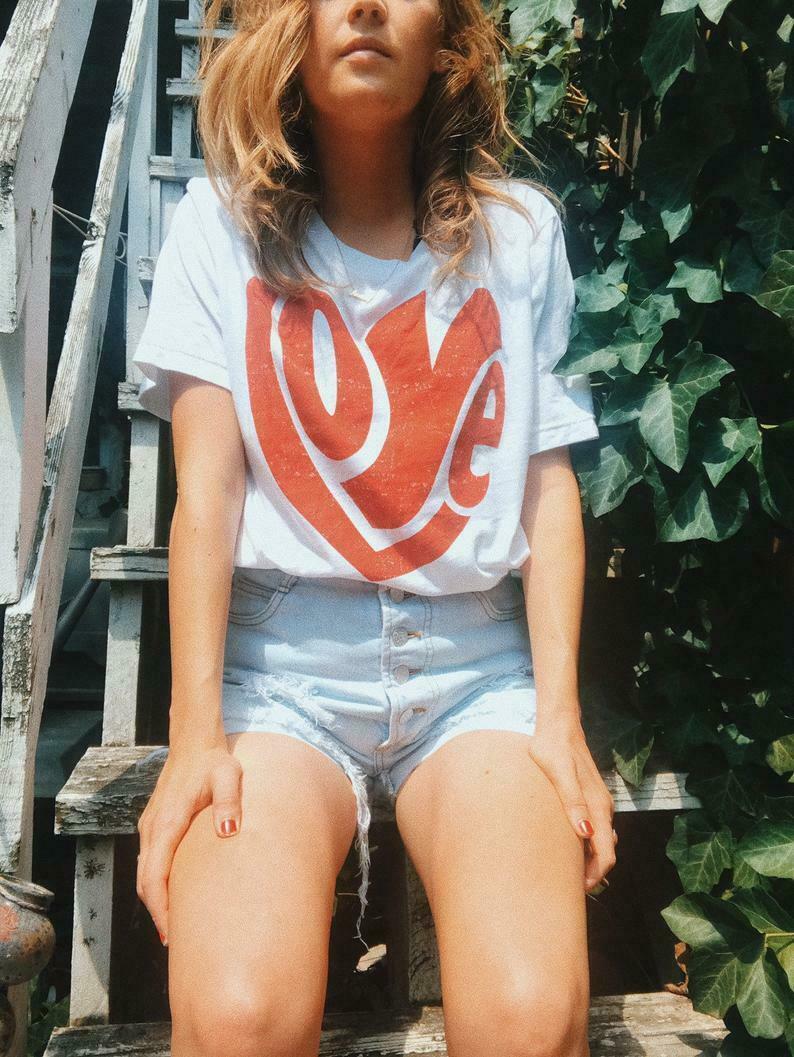 Vintage Tee with Y2K Aesthetic: Coquette & Grunge Style, Cute Tops, Cargo Skirt, Old Money Vibes Vintage Tee with Y2K Aesthetic: Coquette & Grunge Style, Cute Tops, Cargo Skirt, Old Money Vibes