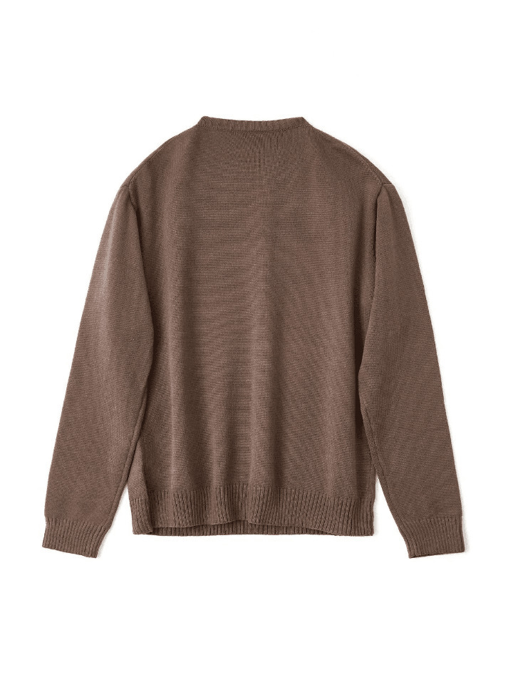 Vintage Three Striped Pullover Sweater - Y2K Fashion Aesthetic Women's Clothing