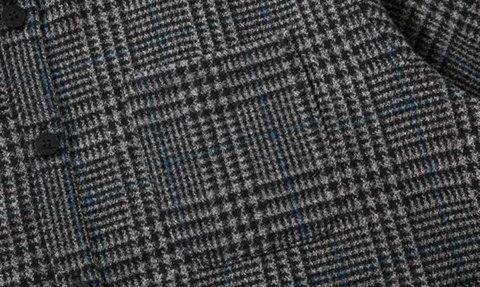 Vintage Tweed Check Shirt - Y2K Fashion Aesthetic for Women - Coquette Style Grunge Outfits