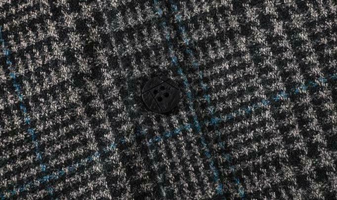 Vintage Tweed Check Shirt - Y2K Fashion Aesthetic for Women - Coquette Style Grunge Outfits