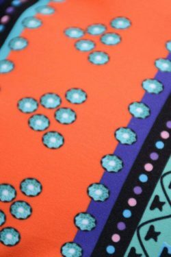 Vintage Vest Backless Printed Thong Bikinis Swimsuits - Y2K Fashion Niche Women's Clothing