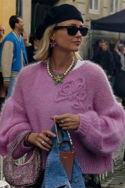 Vintage Vibes Floral Crewneck Sweater for Coquette Aesthetic - Y2K Fashion Statement