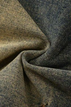 Vintage Wash Wavy Seam Jeans - Y2K Aesthetic Denim Skirt Set - Coquette Style Fashion