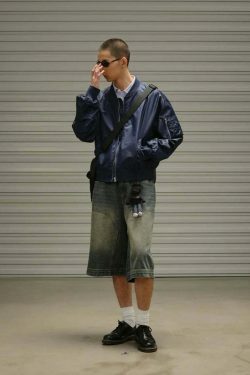 Vintage Wash Workwear Cargo Skirt - Y2K Aesthetic Grunge Style for Women