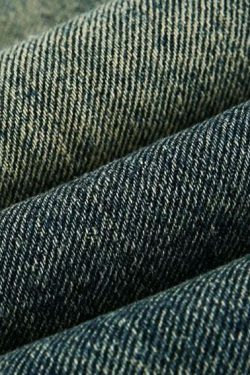 Vintage Wash Workwear Cargo Skirt - Y2K Aesthetic Grunge Style for Women