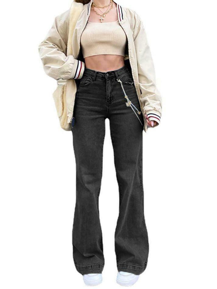 Vintage Washed Boyfriend Jeans: Y2K Aesthetic Mid-Waist Denim for Women's Fashion Vintage Washed Boyfriend Jeans: Y2K Aesthetic Mid-Waist Denim for Women's Fashion