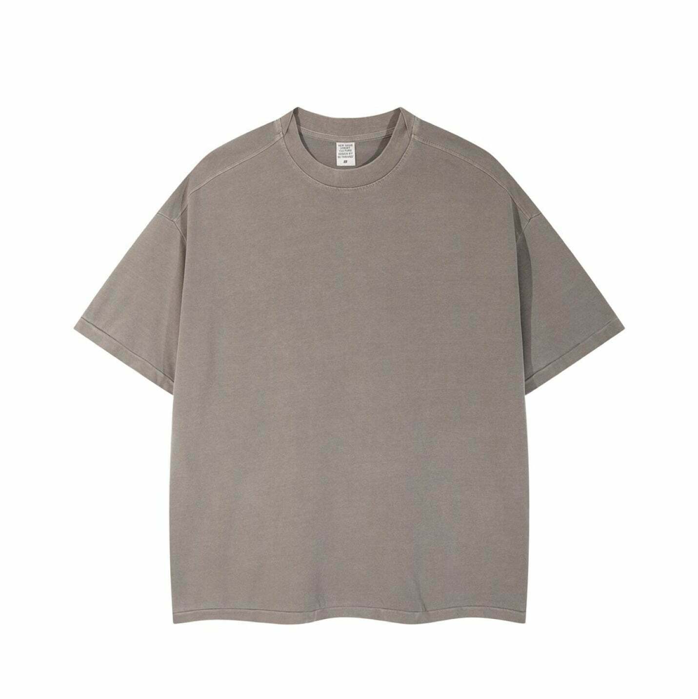 Vintage Washed Cotton Tee | Y2K Aesthetic Grunge Style | Coquette Fashion | Cute Tops & Cargo Skirt