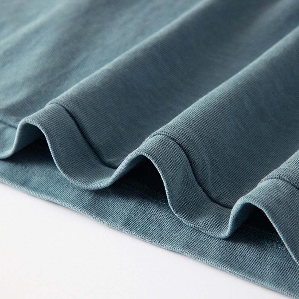 Vintage Washed Cotton Tee | Y2K Aesthetic Grunge Style | Coquette Fashion | Cute Tops & Cargo Skirt