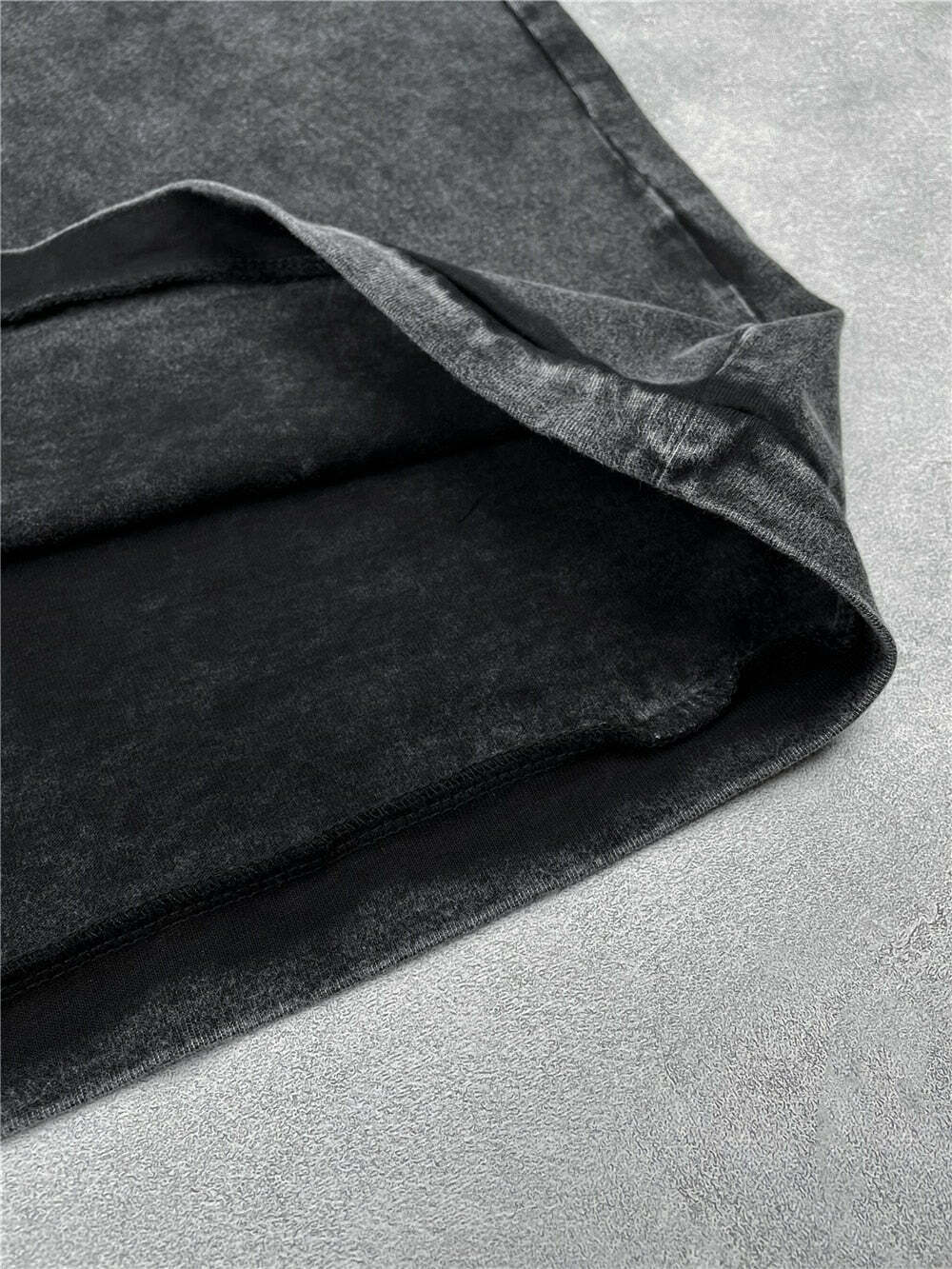 Vintage Washed Cotton Tee | Y2K Aesthetic Grunge Style | Coquette Fashion | Cute Tops & Cargo Skirt