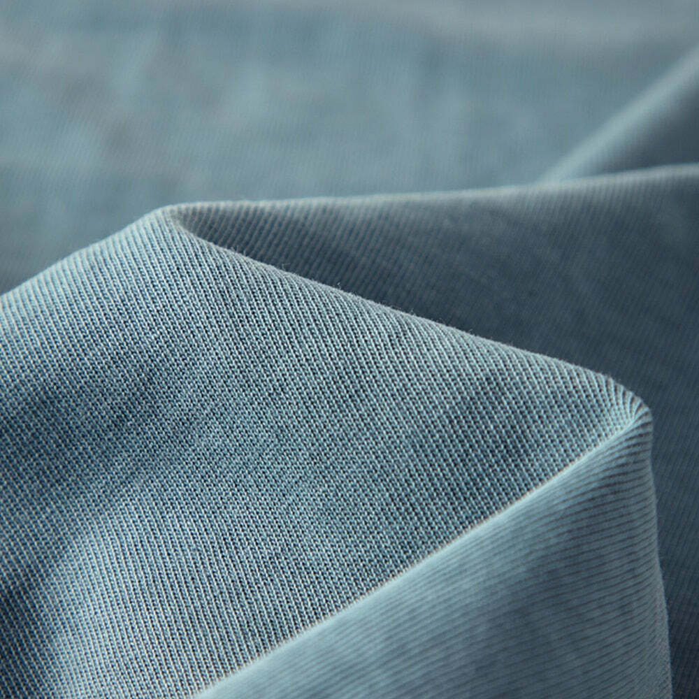 Vintage Washed Cotton Tee | Y2K Aesthetic Grunge Style | Coquette Fashion | Cute Tops & Cargo Skirt