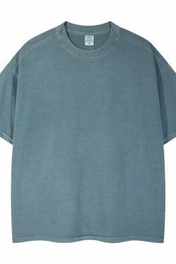 Vintage Washed Cotton Tee | Y2K Aesthetic Grunge Style | Coquette Fashion | Cute Tops & Cargo Skirt