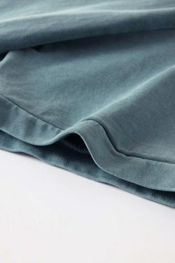 Vintage Washed Cotton Tee | Y2K Aesthetic Grunge Style | Coquette Fashion | Cute Tops & Cargo Skirt