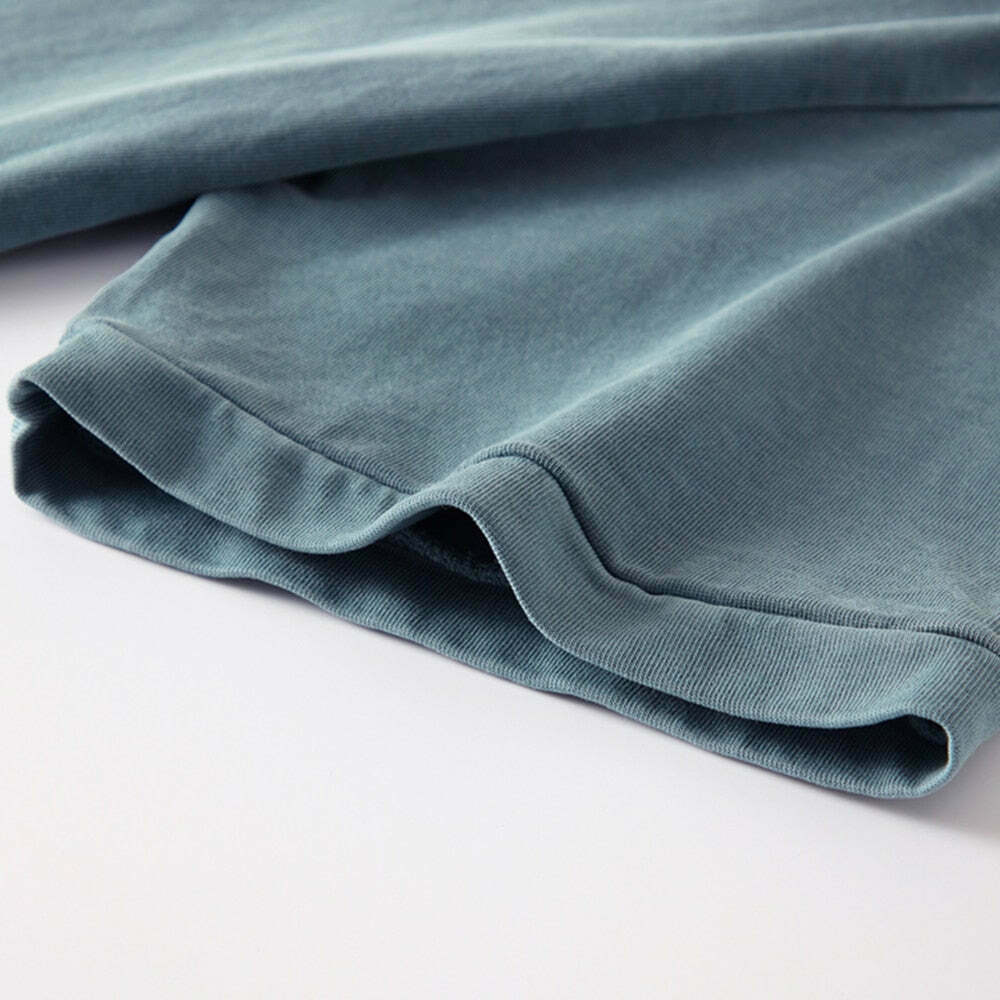 Vintage Washed Cotton Tee | Y2K Aesthetic Grunge Style | Coquette Fashion | Cute Tops & Cargo Skirt