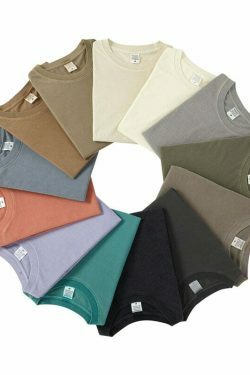 Vintage Washed Cotton Tee: Y2K Aesthetic Grunge Style Coquette Fashion Cute Tops