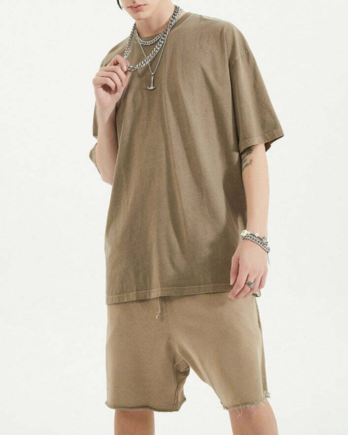 Vintage Washed Cotton Tee: Y2K Aesthetic Grunge Style Coquette Fashion Cute Tops