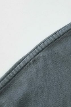 Vintage Washed Cotton Tee: Y2K Aesthetic Grunge Style Coquette Fashion Cute Tops