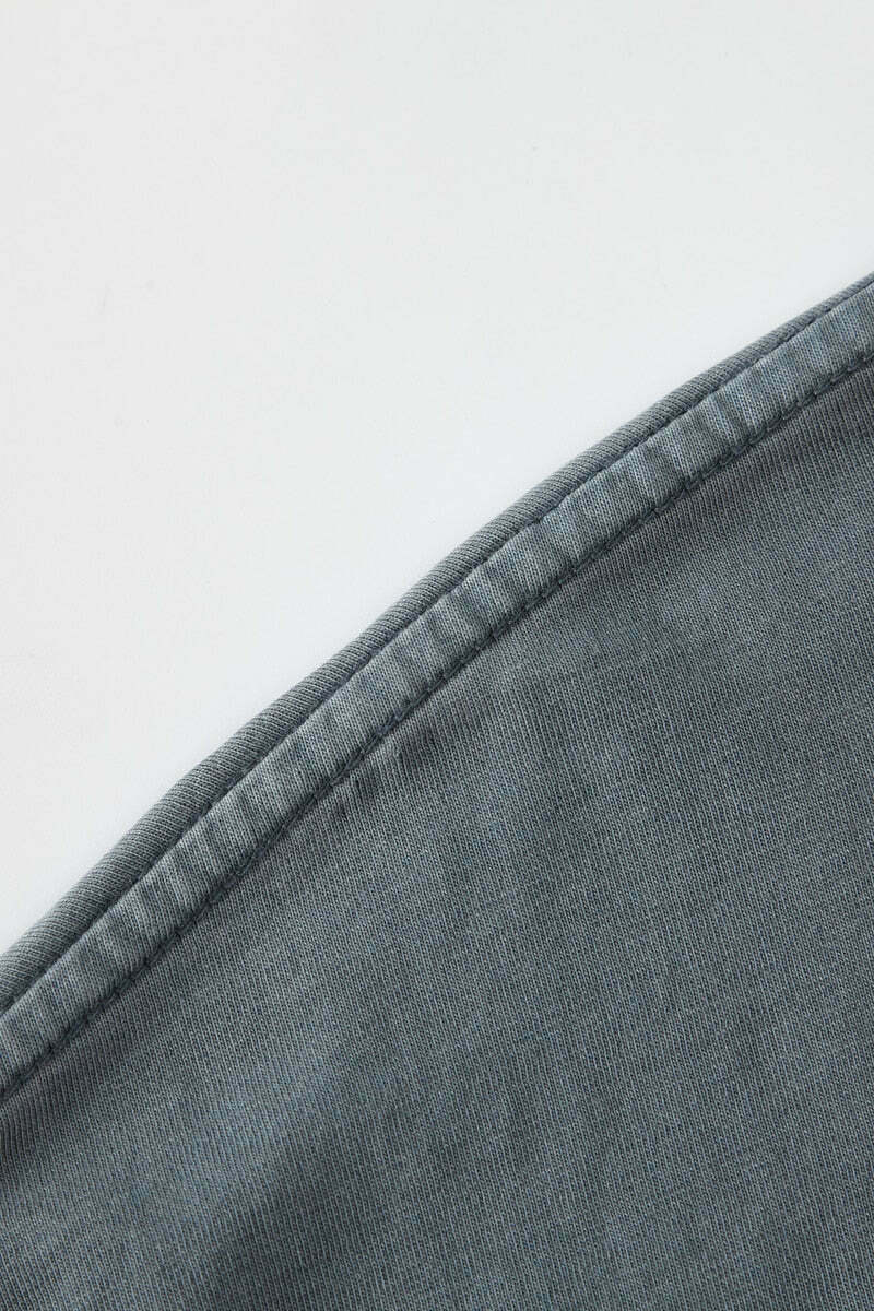 Vintage Washed Cotton Tee: Y2K Aesthetic Grunge Style Coquette Fashion Cute Tops