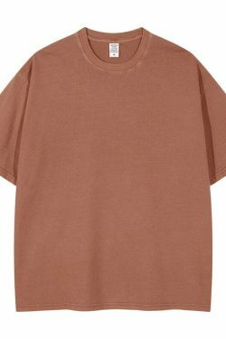 Vintage Washed Cotton Tee: Y2K Aesthetic Grunge Style Coquette Fashion Cute Tops