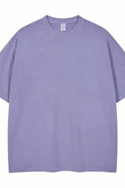 Vintage Washed Cotton Tee: Y2K Aesthetic Grunge Style Coquette Fashion Cute Tops