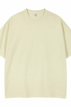 Vintage Washed Cotton Tee: Y2K Aesthetic Grunge Style Coquette Fashion Cute Tops