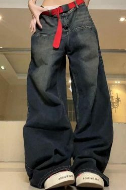 Vintage Washed Distressed Boyfriend Jeans - Y2K Fashion Staple for Women's Coquette Aesthetic