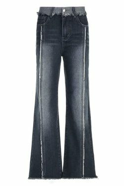 Vintage Washed Wide Leg Jeans: Y2K Fashion Staple for Women's Coquette Aesthetic Outfits