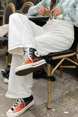 Vintage White Washed Boyfriend Jeans - Y2K Fashion Staple for Women's Grunge and Coquette Aesthetic