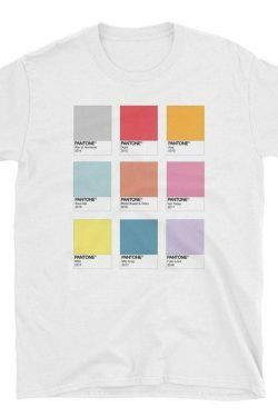 Vintage Y2K Aesthetic Cargo Skirt & Pastel Goth Hoodie - Coquette Style Pantone T-Shirt