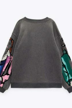 Vintage Y2K Aesthetic Cargo Skirt - Coquette Style Grunge Hoodie for Women