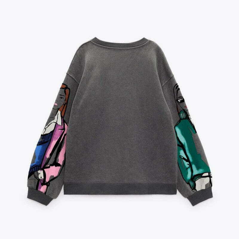 Vintage Y2K Aesthetic Cargo Skirt - Coquette Style Grunge Hoodie for Women