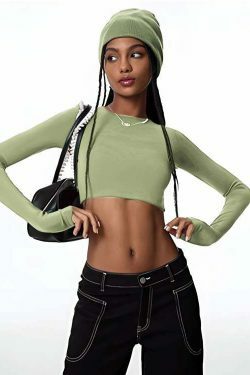 Vintage Y2K Aesthetic Cargo Skirt with Coquette Style and Grunge Vibes - Cute Tops for Women