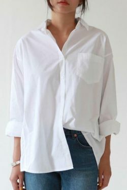 Vintage Y2K Aesthetic Cargo Skirt with Coquette Style and Grunge Vibes - Long Sleeve Cotton Blouse