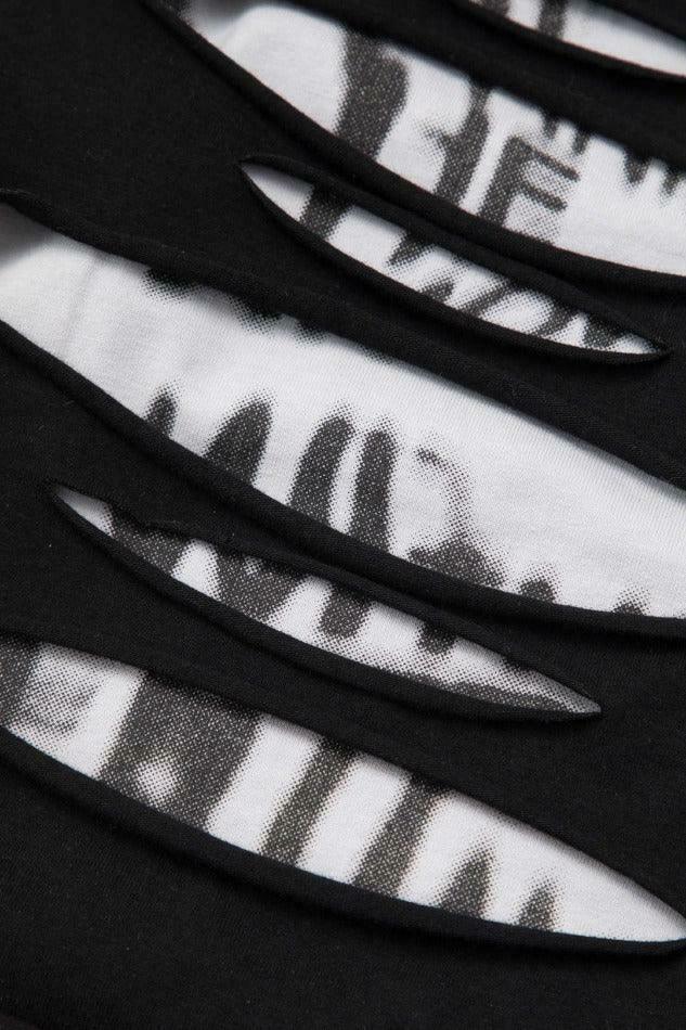 Vintage Y2K Aesthetic Destroyed Tank Top for Women - Coquette Style Grunge Fashion Vintage Y2K Aesthetic Destroyed Tank Top for Women - Coquette Style Grunge Fashion